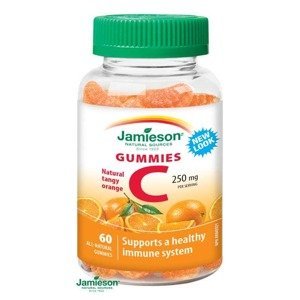 Jamieson Vitamín C Gummies pomeranč pastilky 60 ks