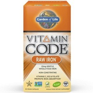 Garden of Life Vitamin Code RAW Železo 30 kapslí