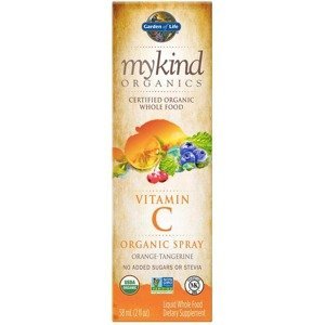 Garden of Life Mykind Organics Vitamín C ve spreji s příchutí pomeranče a mandarinky 58 ml