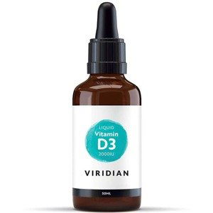 Viridian Liquid Vitamin D3 2000 IU 50 ml