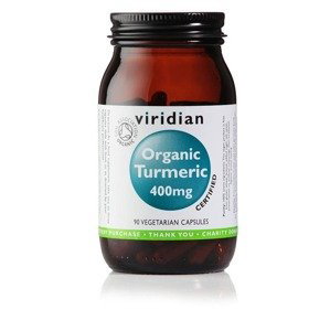 Viridian Turmeric 400mg 90 kapslí Organic