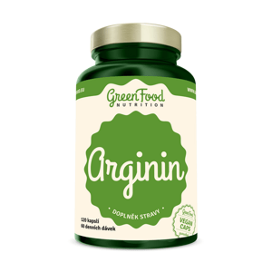 GreenFood Nutrition Arginin 120 kapslí