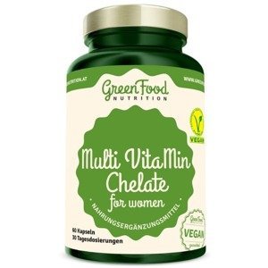 GreenFood Nutrition Multi VitaMin Chelát pro ženy 90 kapslí