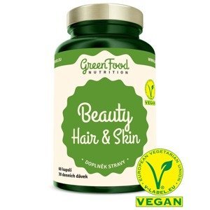 GreenFood Nutrition Beauty Hair & Skin 60 kapslí