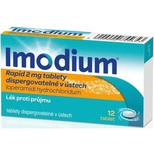 Imodium Rapid 2 mg tablety disperg. v ústech 12 tablet