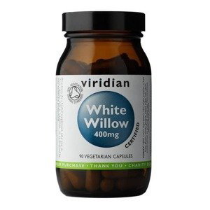 Viridian White Willow Bark kůra z bílé vrby 400 mg BIO 90 kapslí