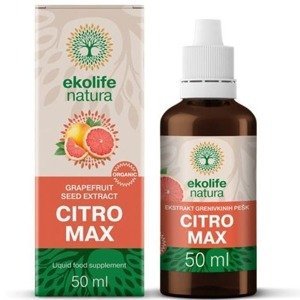 Ekolife Natura Citro Max Organic - Extrakt ze semínek grepfruitu BIO 50ml