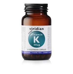 Viridian Vitamin K 50 ug 30 kapslí