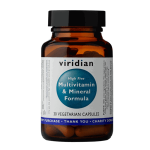 Viridian High Five Multivitamin & Mineral Formula 30 kapslí