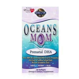Garden of Life Oceans Prenatální DHA Omega-3 - 350 mg - 30 tobolek