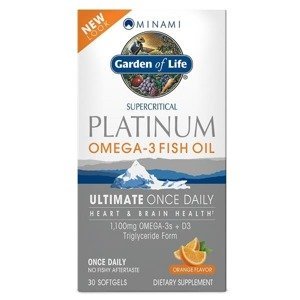 Garden of Life Minami Platinum Omega-3 rybí olej - s příchutí pomeranče 30 kapslí