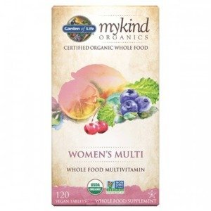 Garden of Life Mykind Organics Women’s Multi - BIO multivitamín pro ženy - 120 tablet