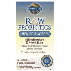 Garden of Life RAW Probiotika pro muže od 50 let plus - 85miliard CFU 90 kapslí