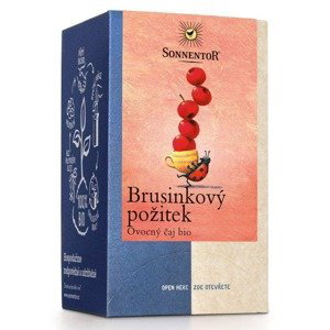 Sonnentor Brusinkový požitek čaj BIO 18 sáčků