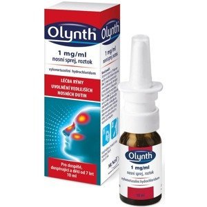 Olynth Nosní sprej 1mg/ml roztok 10 ml