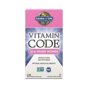 Garden of Life Raw Vitamin Code Women 50+ - Multivitamín pro ženy po padesátce 240 kapslí