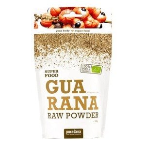 Purasana Guarana Powder – Prášek s povzbuzujícím účinkem BIO 100g