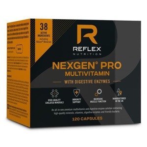 Reflex Nexgen PRO Multivitamín + Digestive Enzymes – Trávící enzymy 120 kapslí