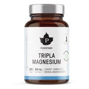 Puhdistamo Tripla Magnesium - Hořčík 120 kapslí