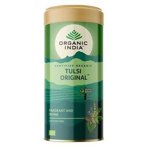 Organic India Tulsi Original Tea – Bazalka posvátná BIO plech 100g