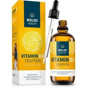 WoldoHealth Vitamin D3 Kapky 1000 IU 50 ml