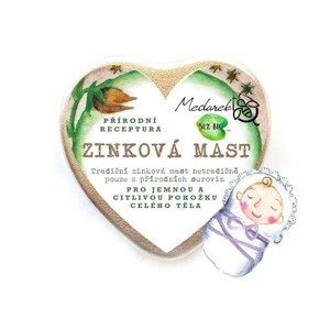 Medarek Zinková mast srdíčko BIO 25 ml