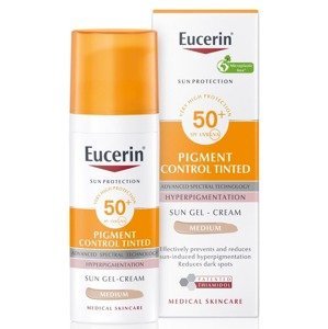 Eucerin Sun Pigment Control Tinted SPF50+ středně tmavý 50 ml