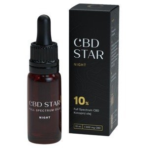 CBD Star Night konopný olej 10% CBD 10 ml