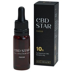 CBD Star Focus olej - 10% CBD 10 ml