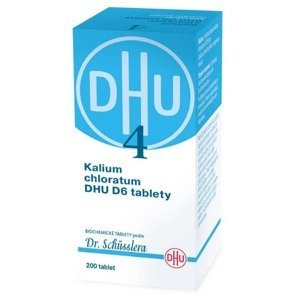DHU Schüsslerovy soli Kalium chloratum D6 200 tablet