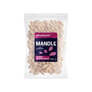 Allnature Mandle loupané pražené solené 500 g