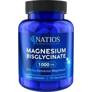 Natios Magnesium Bisglycinate 1000 mg + B6 90 kapslí