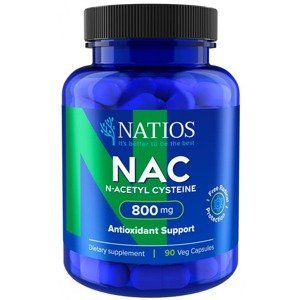 Natios N-Acetyl Cysteine NAC 800 mg 90 veganských kapslí