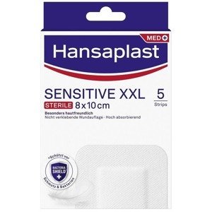 Hansaplast Sensitive XXL elastická náplast 8x10cm 5 ks
