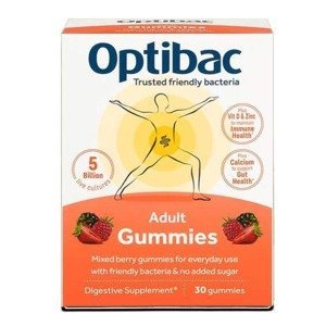 Optibac Adult Gummies Želé s probiotiky pro dospělé 30 ks