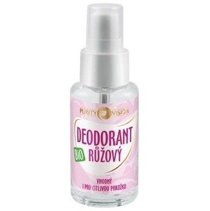 Purity Vision Růžový deodorant sprej BIO 50 ml
