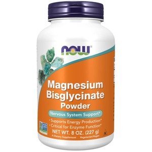 Now Magnesium Bisglycinate - hořčík bisglycinát prášek 227 g