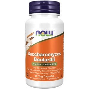 Now Saccharomyces Boulardii 5 miliard CFU 60 rostlinných kapslí