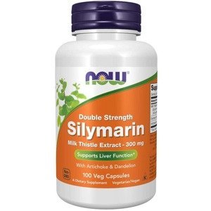 Now Silymarin extrakt z ostropestřce mariánského 300 mg 100 rostlinných kapslí