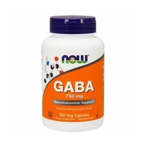 Now Gaba 750 mg 100 rostlinných kapslí