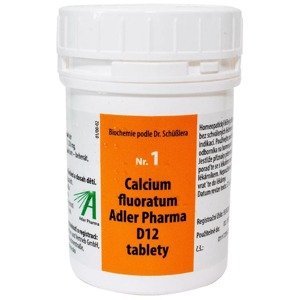 Adler Pharma Schüsslerovy soli – Nr. 1 Calcium fluoratum D12 400 tablet
