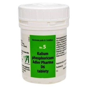 Adler Pharma Schüsslerovy soli – Nr.5 Kalium phosphoricum D6 400 tablet