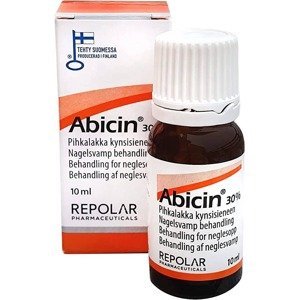 Repolar Abicin 30% pryskyřicový lak proti plísňovým infekcím nehtů 10 ml