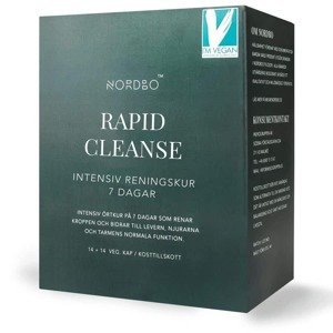 Nordbo Rapid Cleanse - Rychlý detox 28 kapslí