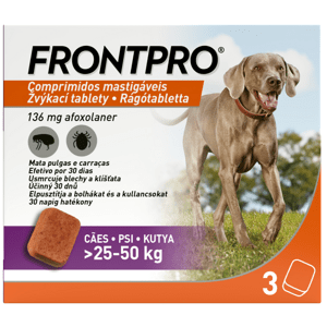 Frontpro pro psy 25–50 kg 3 žvýkací tablety