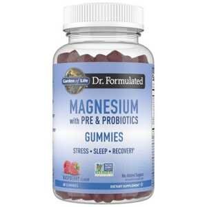 Garden of Life Dr. Formulated Magnesium s prebiotiky a probiotiky – Malina medvídci 60 ks