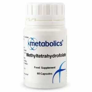 Metabolics Methyltetrahydrofolát - Bioaktivní alternativa kyseliny listové 60 veganských kapslí