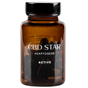 CBD Star Adaptogens Active - Medicinální houby Lion's mane a Cordyceps + CBD 30 kapslí