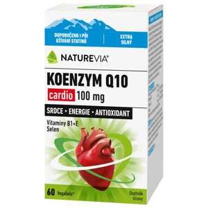 NatureVia Koenzym Q10 Cardio 100 mg 60 rostlinných kapslí