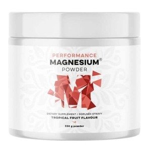 BrainMax Performance Magnesium Powder - Tropické ovoce 550 g